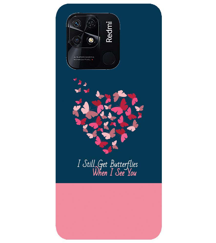 U0317-Butterflies on Seeing You Back Cover for Xiaomi Redmi 10 Power