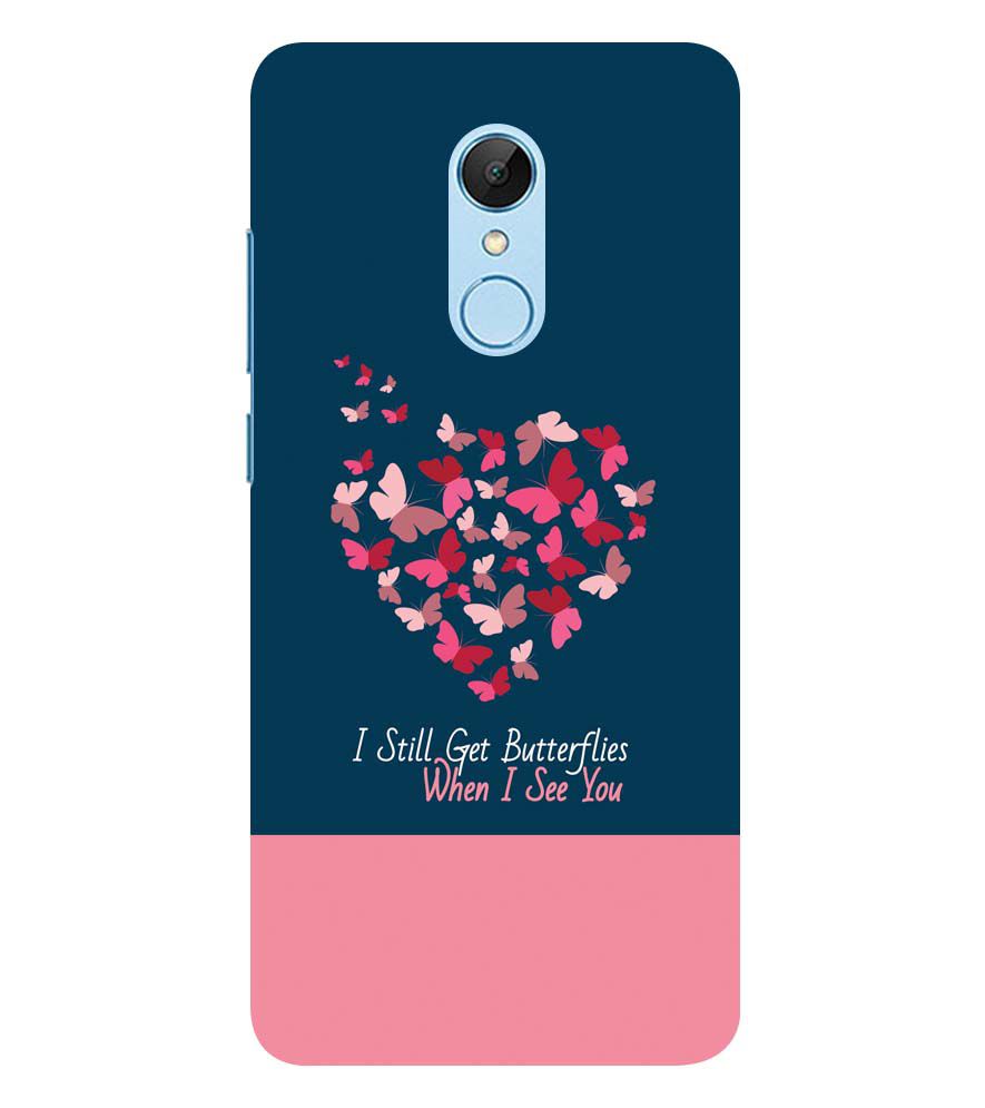 U0317-Butterflies on Seeing You Back Cover for Xiaomi Redmi 5