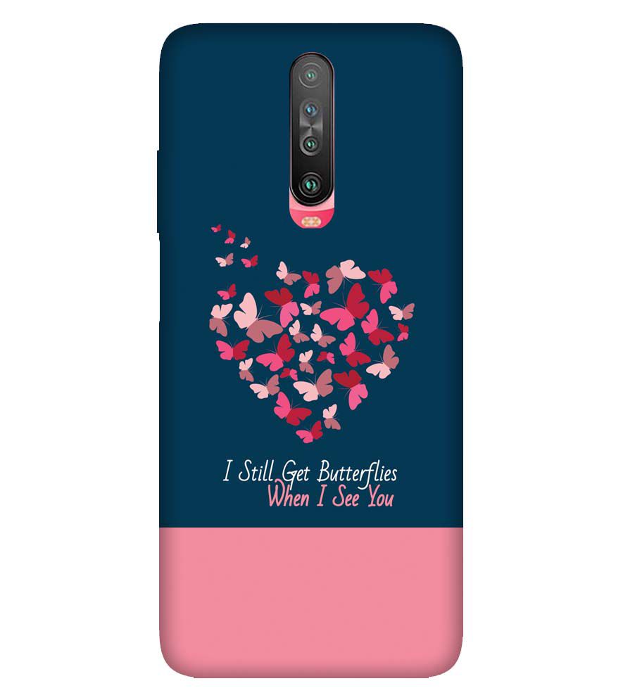 U0317-Butterflies on Seeing You Back Cover for Xiaomi Redmi K30