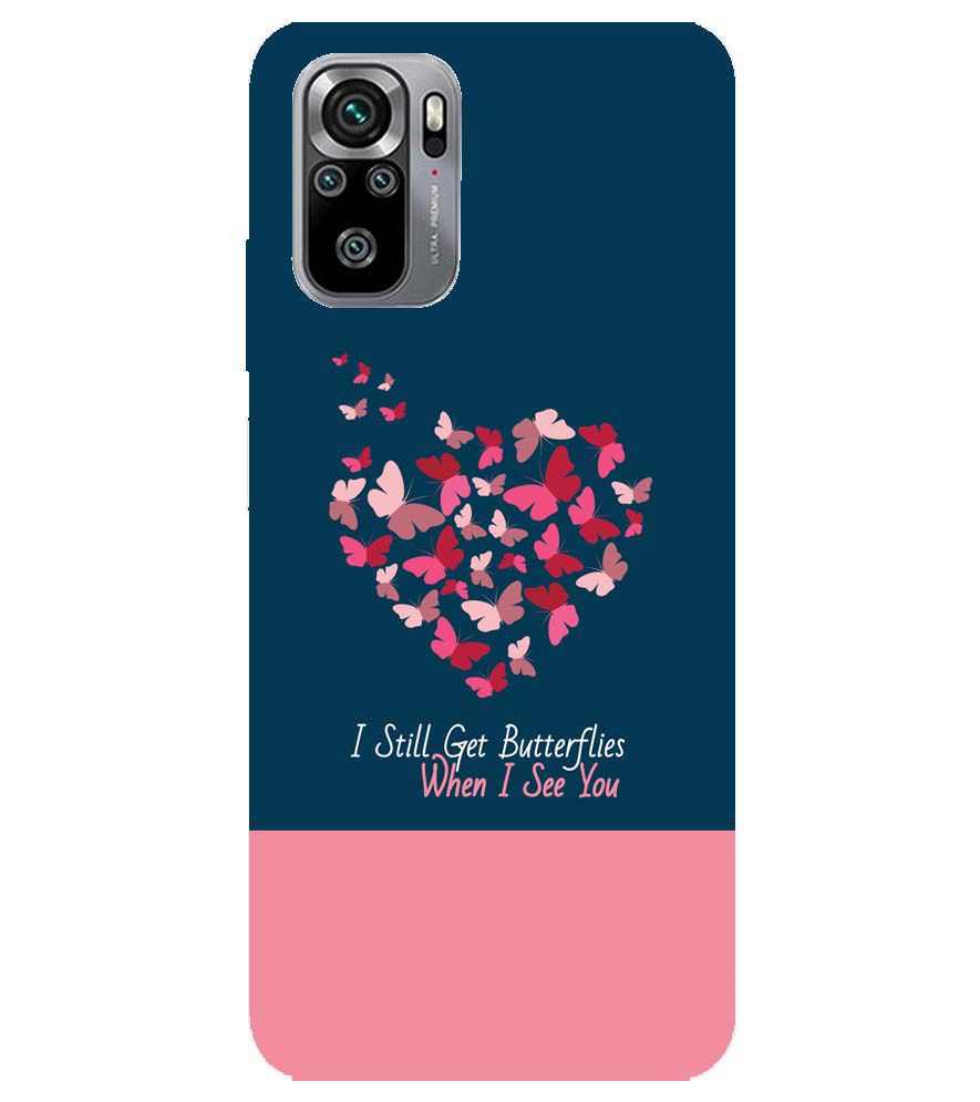 U0317-Butterflies on Seeing You Back Cover for Xiaomi Redmi Note 10S