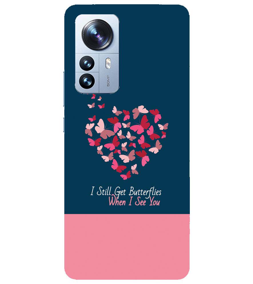 U0317-Butterflies on Seeing You Back Cover for Xiaomi Redmi Note 12 Pro