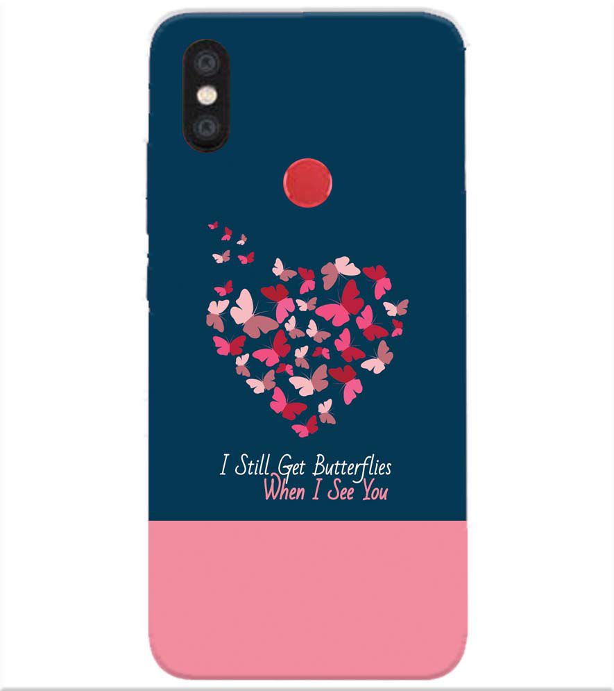 U0317-Butterflies on Seeing You Back Cover for Xiaomi Redmi Y2