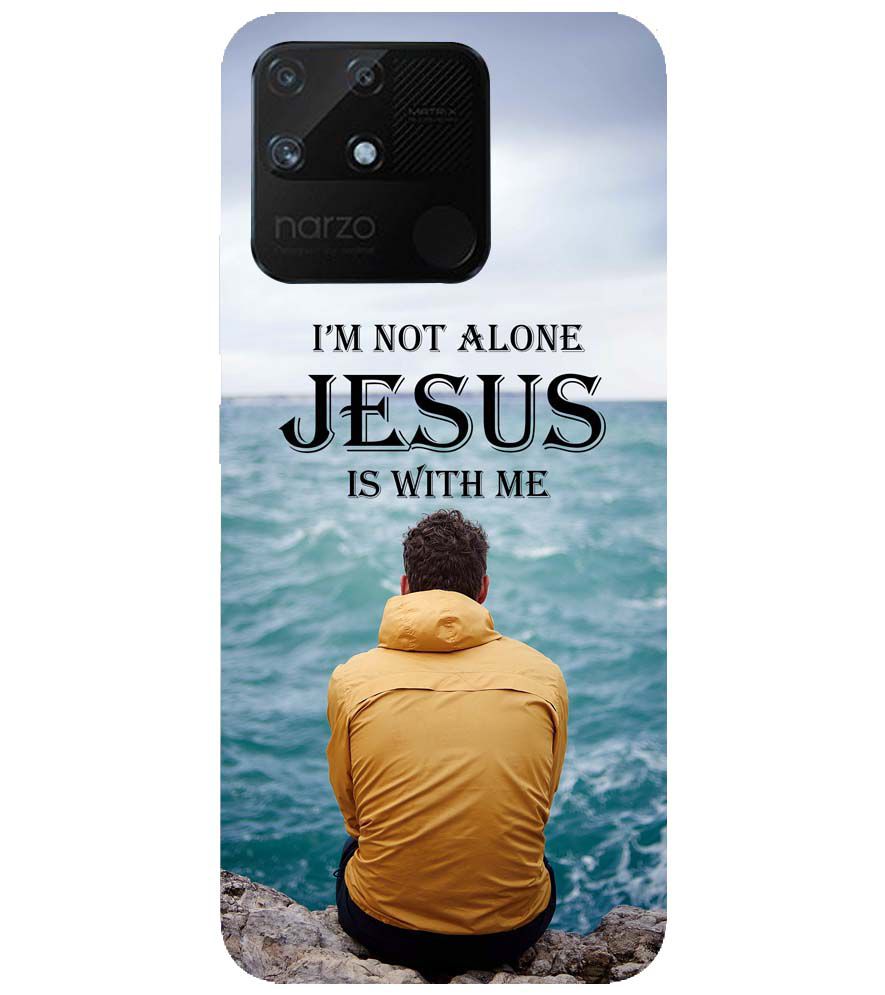 W0007-Jesus is with Me Back Cover for Realme Narzo 50A