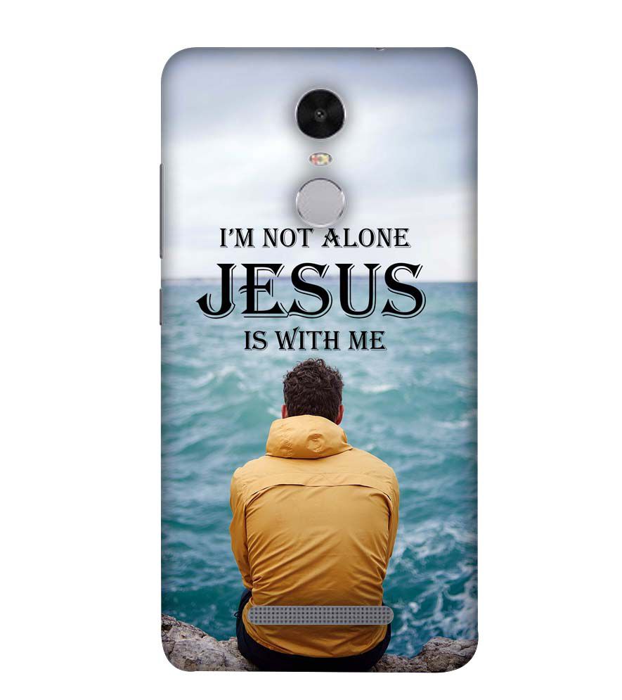 W0007-Jesus is with Me Back Cover for Xiaomi Redmi Note 4