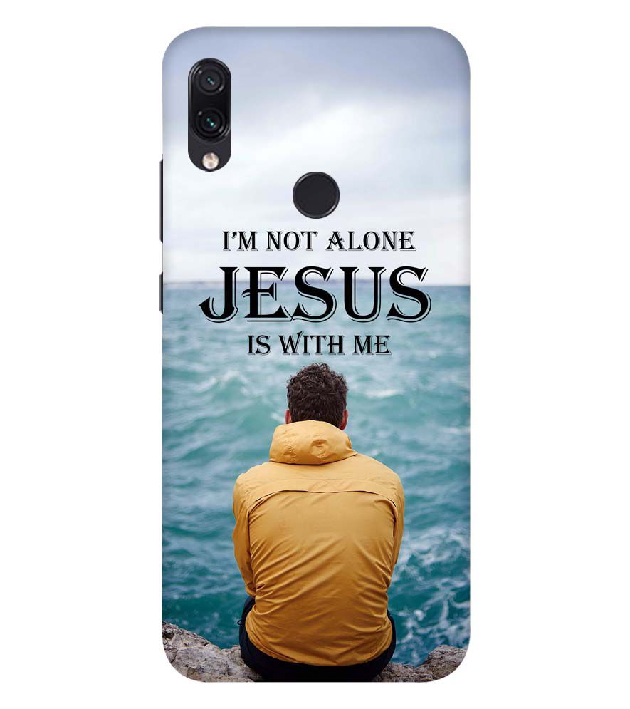 W0007-Jesus is with Me Back Cover for Xiaomi Redmi Note 7 Pro