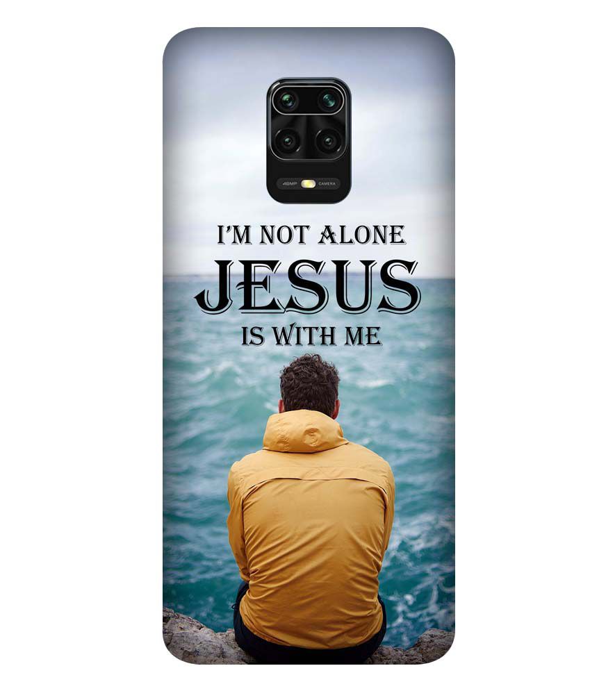 W0007-Jesus is with Me Back Cover for Xiaomi Redmi Note 9 Pro