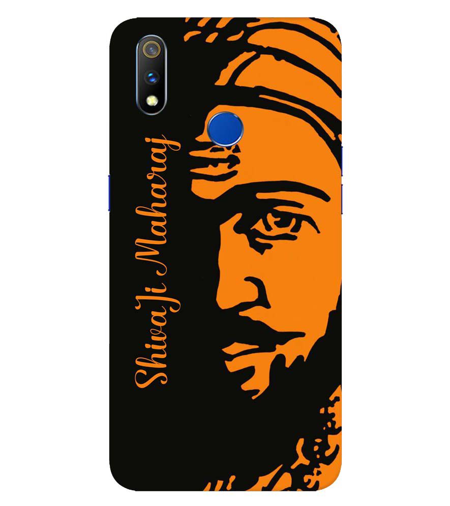 W0042-Shivaji Maharaj Back Cover for  Realme X Lite