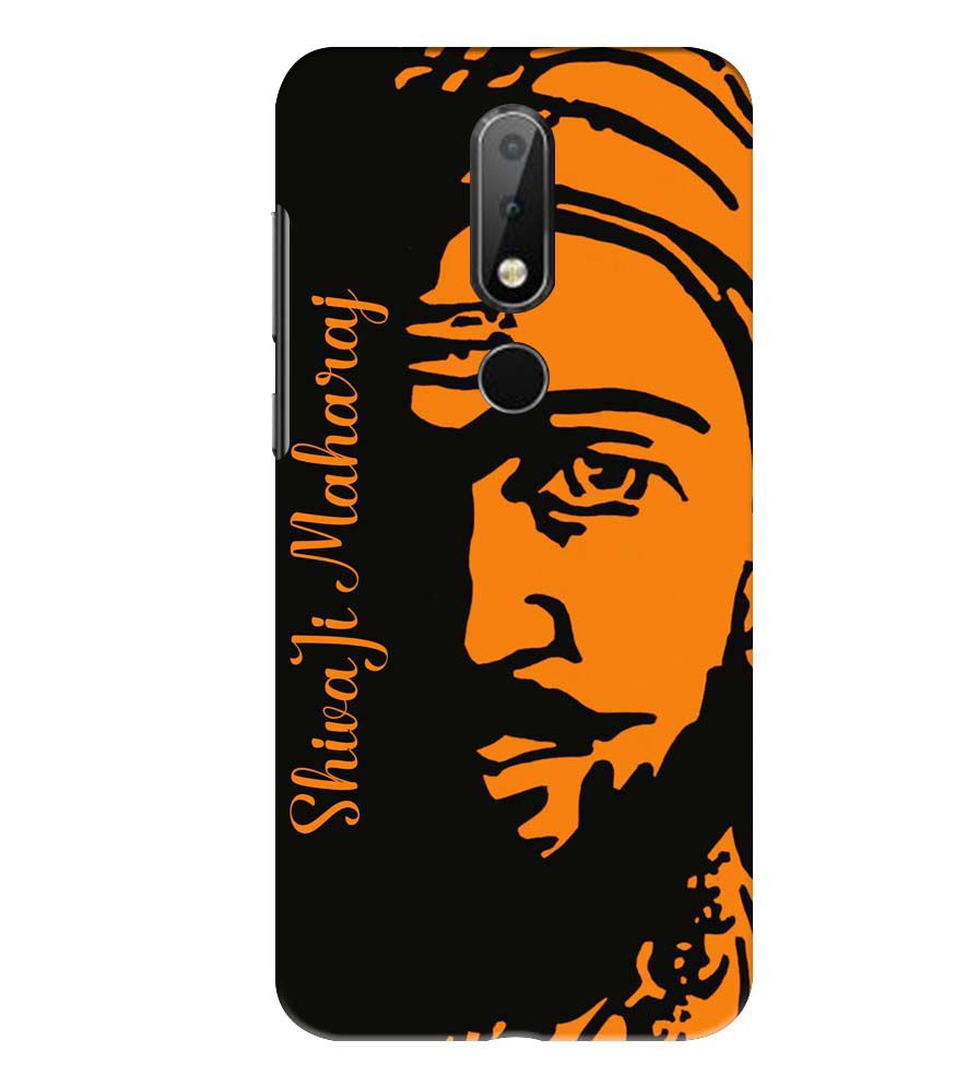 W0042-Shivaji Maharaj Back Cover for Nokia 6.1 Plus (Nokia X6)