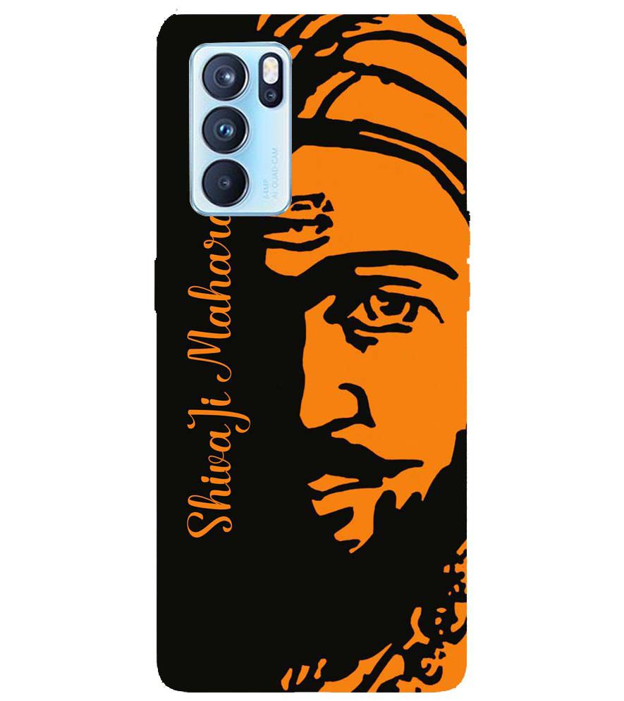 W0042-Shivaji Maharaj Back Cover for Oppo Reno6 5G