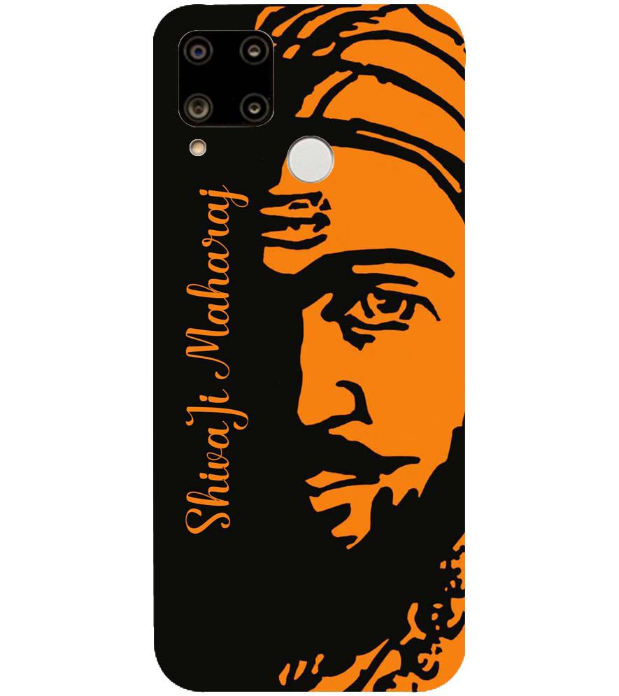 W0042-Shivaji Maharaj Back Cover for Realme C15