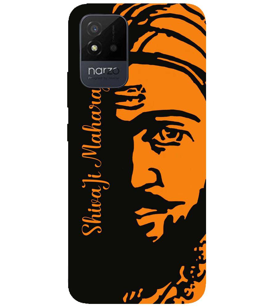 W0042-Shivaji Maharaj Back Cover for Realme Narzo 50i