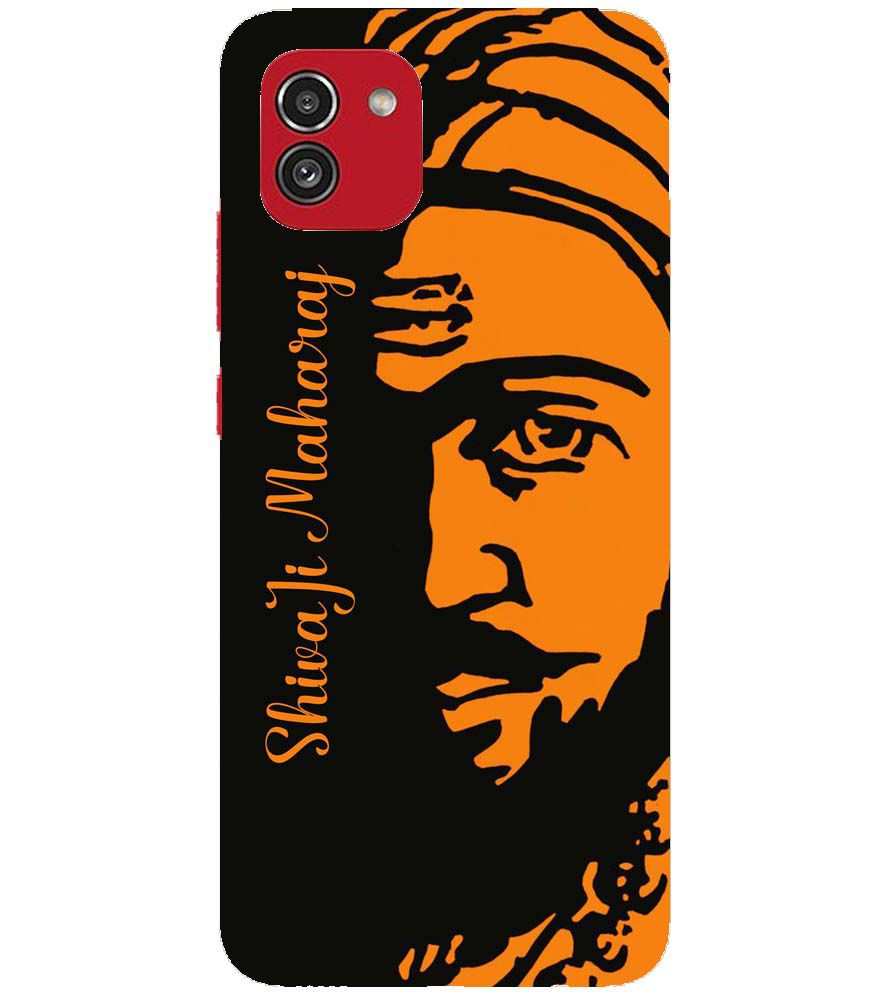 W0042-Shivaji Maharaj Back Cover for Samsung Galaxy A03