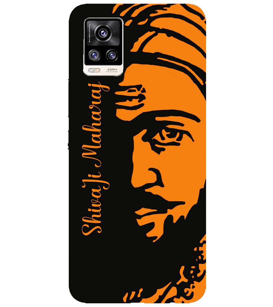 W0042-Shivaji Maharaj Back Cover for vivo V20