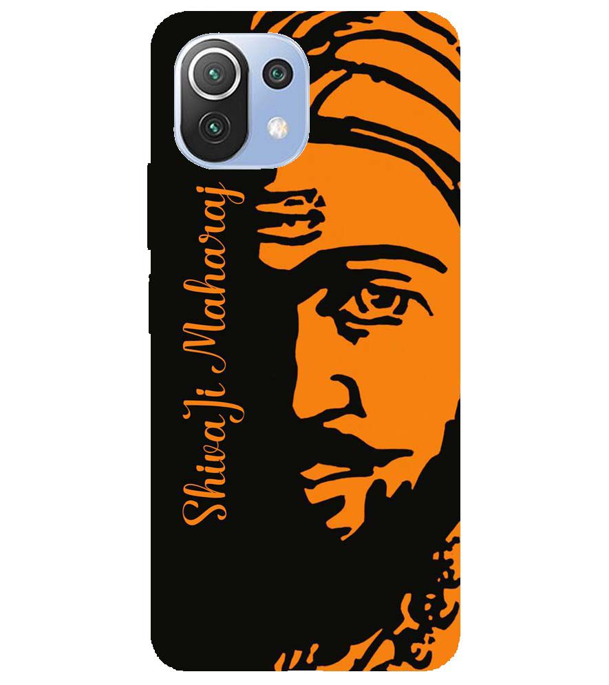 W0042-Shivaji Maharaj Back Cover for Xiaomi Mi 11 Lite