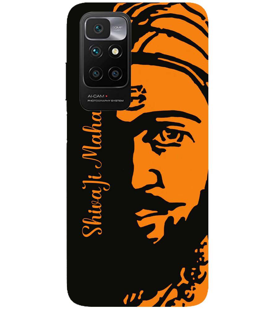 W0042-Shivaji Maharaj Back Cover for Xiaomi Redmi 10 Prime