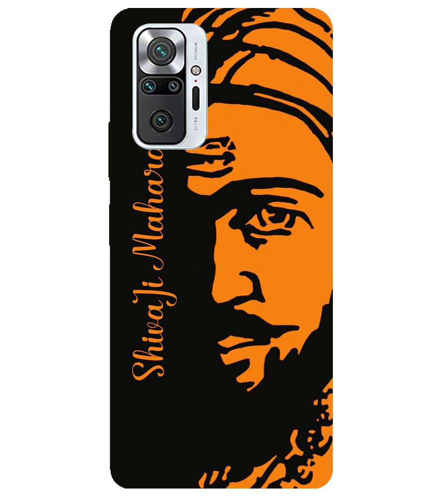 W0042-Shivaji Maharaj Back Cover for Xiaomi Redmi Note 10 Pro