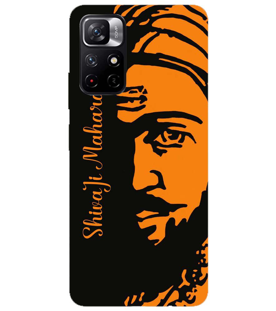 W0042-Shivaji Maharaj Back Cover for Xiaomi Redmi Note 11T 5G