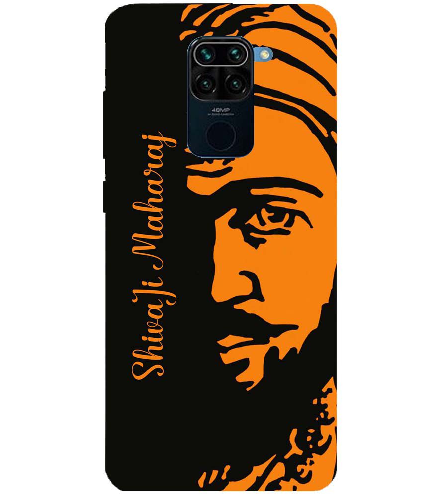 W0042-Shivaji Maharaj Back Cover for Xiaomi Redmi Note 9