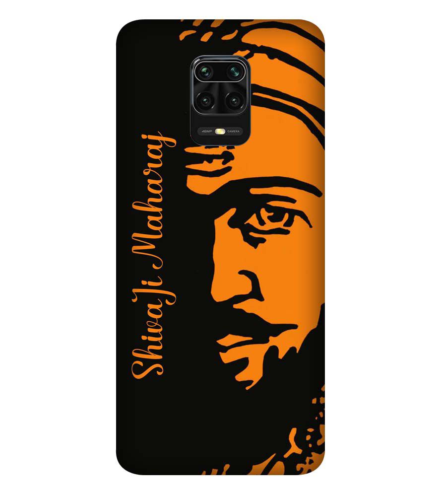 W0042-Shivaji Maharaj Back Cover for Xiaomi Redmi Note 9 Pro