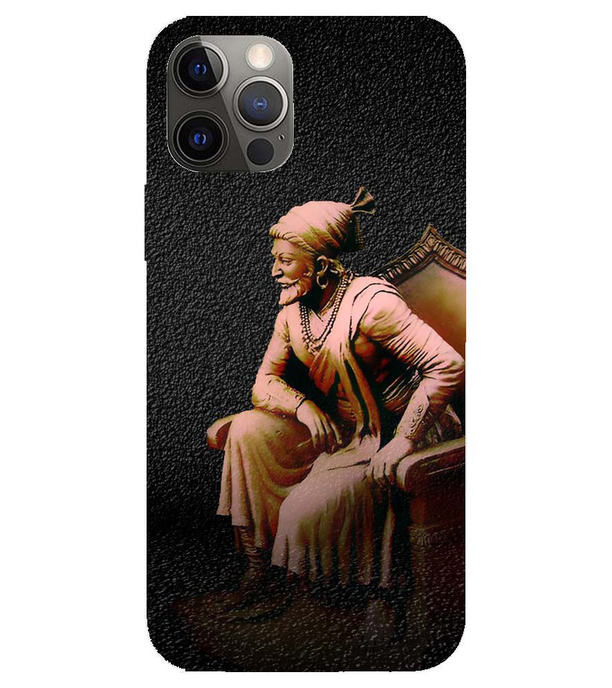 W0043-Shivaji Photo Back Cover for Apple iPhone 12 Pro