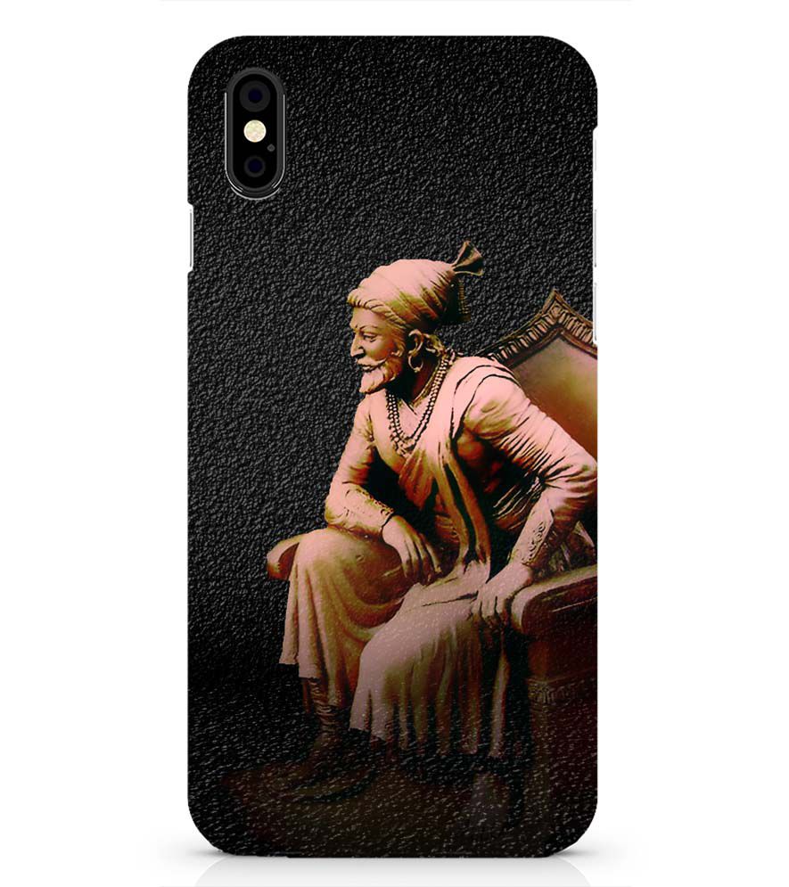 W0043-Shivaji Photo Back Cover for Apple iPhone X