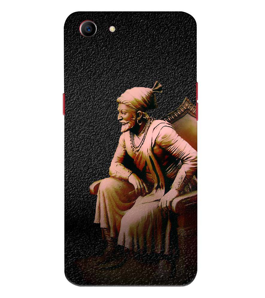 W0043-Shivaji Photo Back Cover for Oppo A1