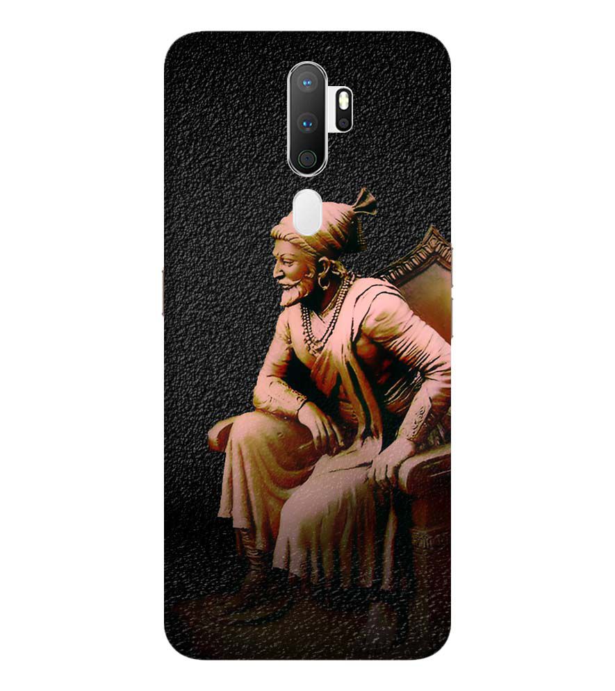 W0043-Shivaji Photo Back Cover for Oppo A9 (2020)