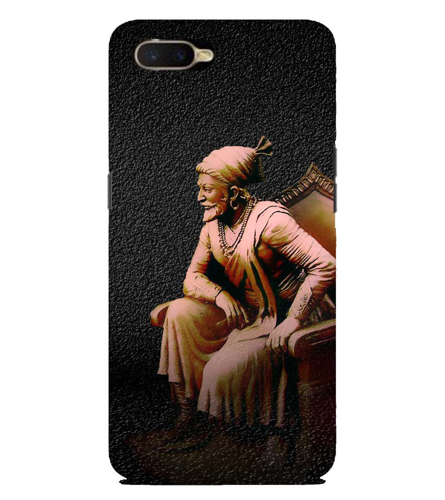 W0043-Shivaji Photo Back Cover for Oppo K1