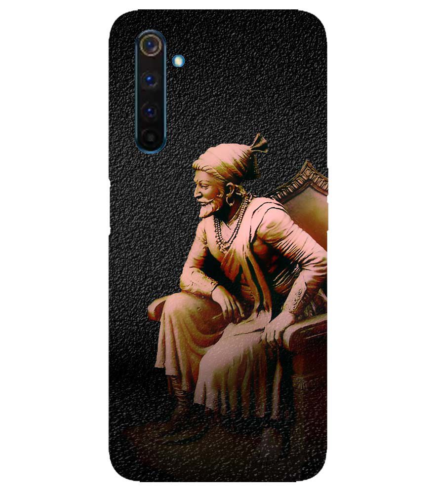 W0043-Shivaji Photo Back Cover for Realme 6 Pro