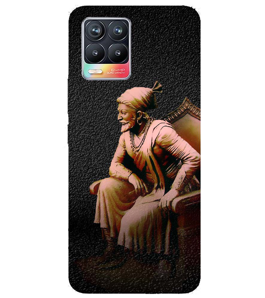 W0043-Shivaji Photo Back Cover for Realme 8