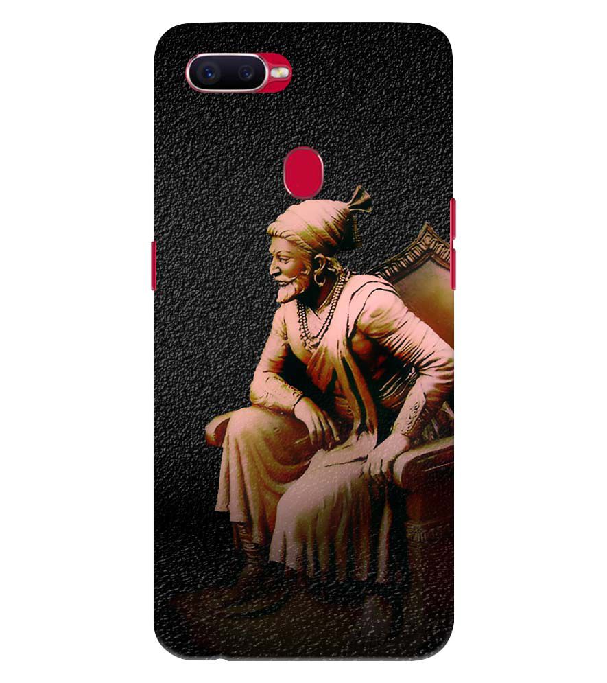 W0043-Shivaji Photo Back Cover for Realme U1