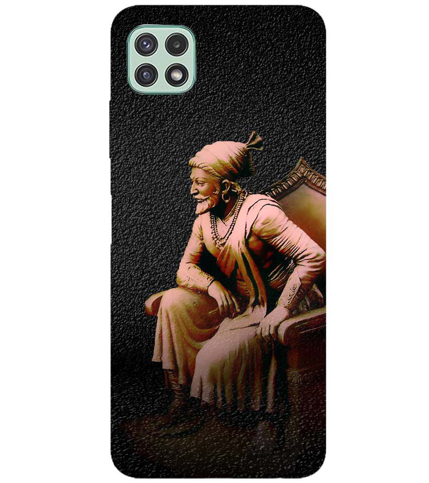 W0043-Shivaji Photo Back Cover for Samsung Galaxy A22 5G