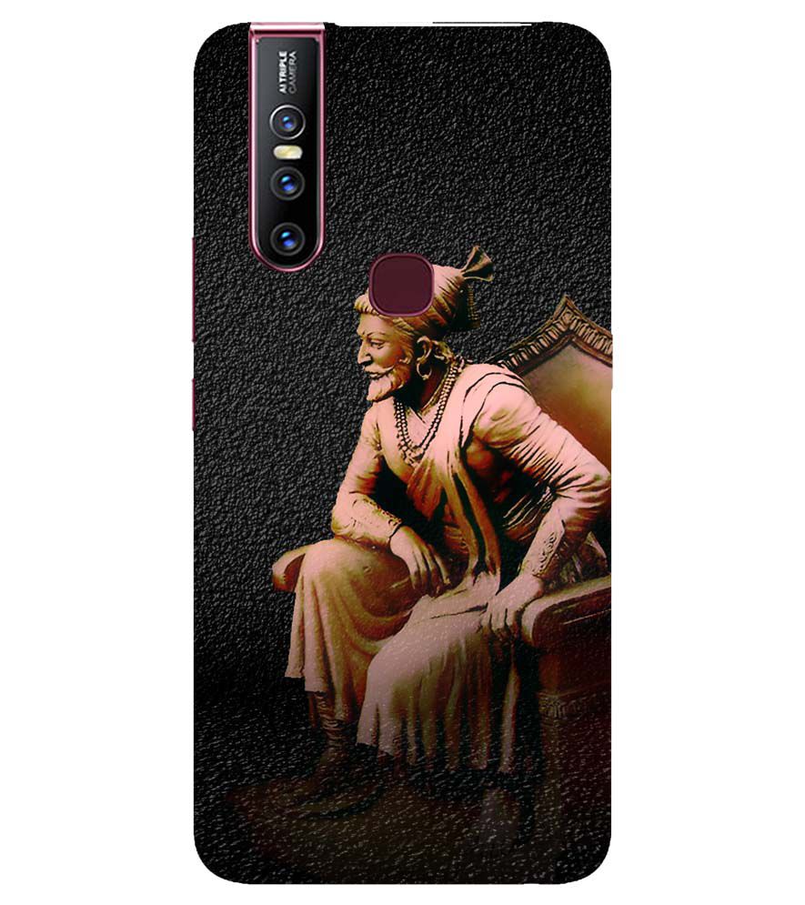 W0043-Shivaji Photo Back Cover for Vivo V15