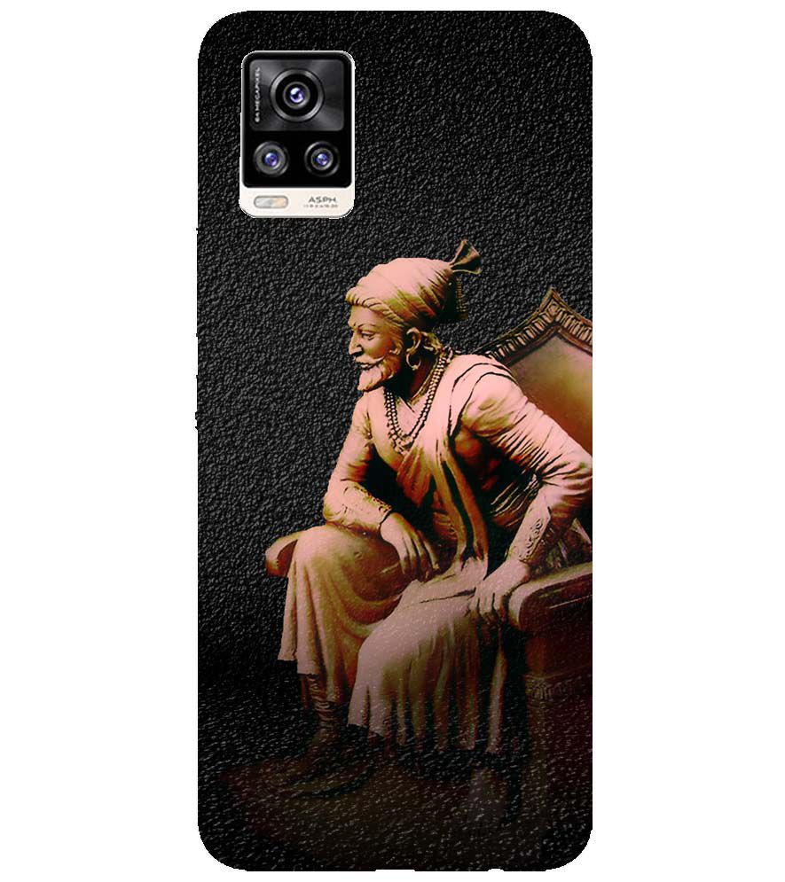 W0043-Shivaji Photo Back Cover for vivo V20