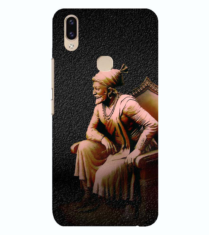 W0043-Shivaji Photo Back Cover for Vivo V9