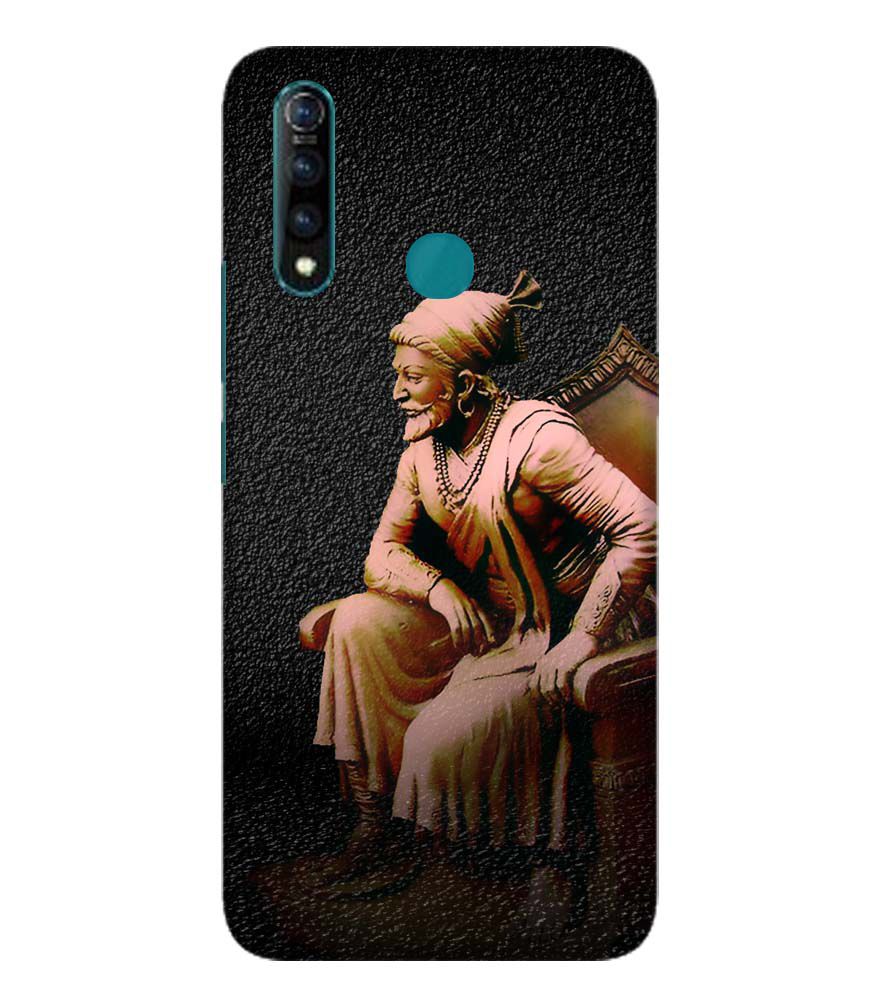 W0043-Shivaji Photo Back Cover for Vivo Z1 Pro