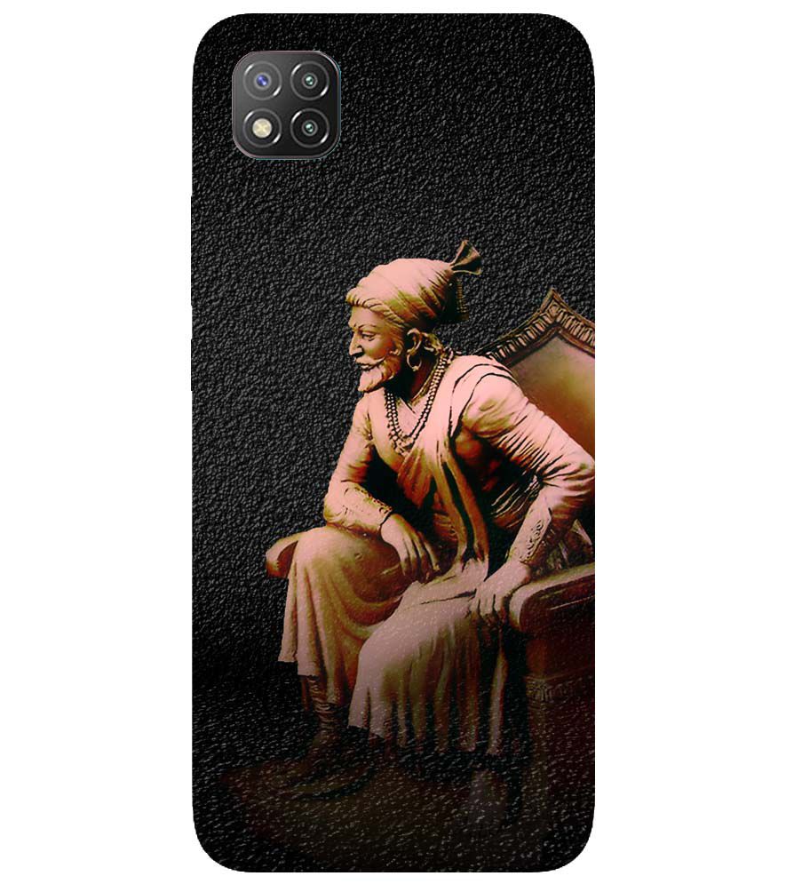 W0043-Shivaji Photo Back Cover for Xiaomi Poco C3