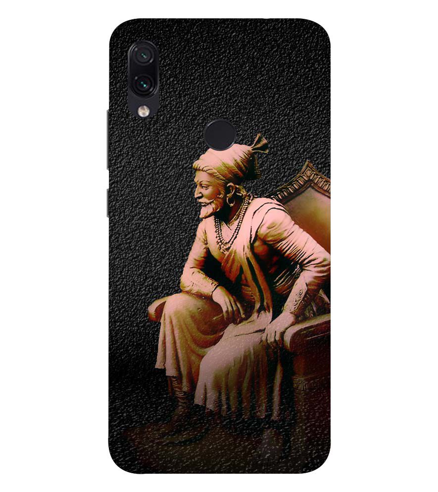 W0043-Shivaji Photo Back Cover for Xiaomi Redmi 7