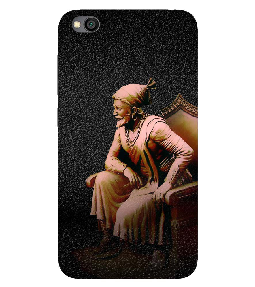 W0043-Shivaji Photo Back Cover for Xiaomi Redmi Go