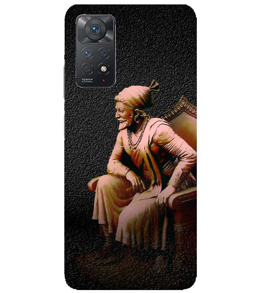 W0043-Shivaji Photo Back Cover for Xiaomi Redmi Note 11 Pro