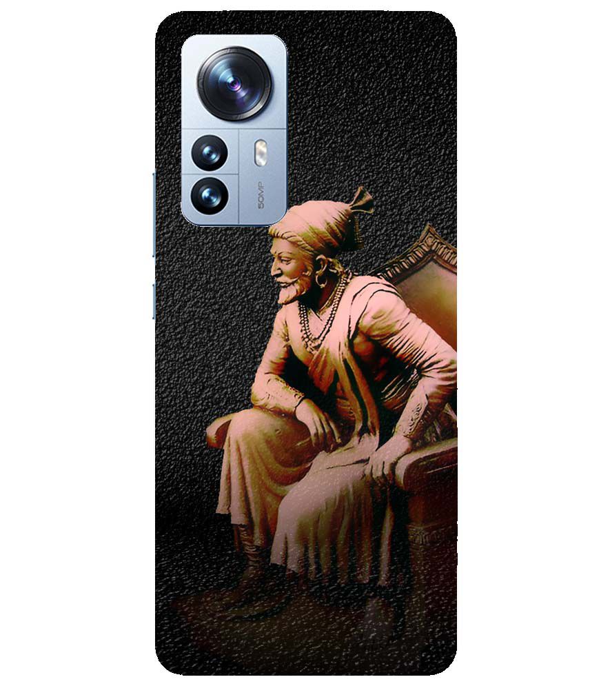 W0043-Shivaji Photo Back Cover for Xiaomi Redmi Note 12 Pro