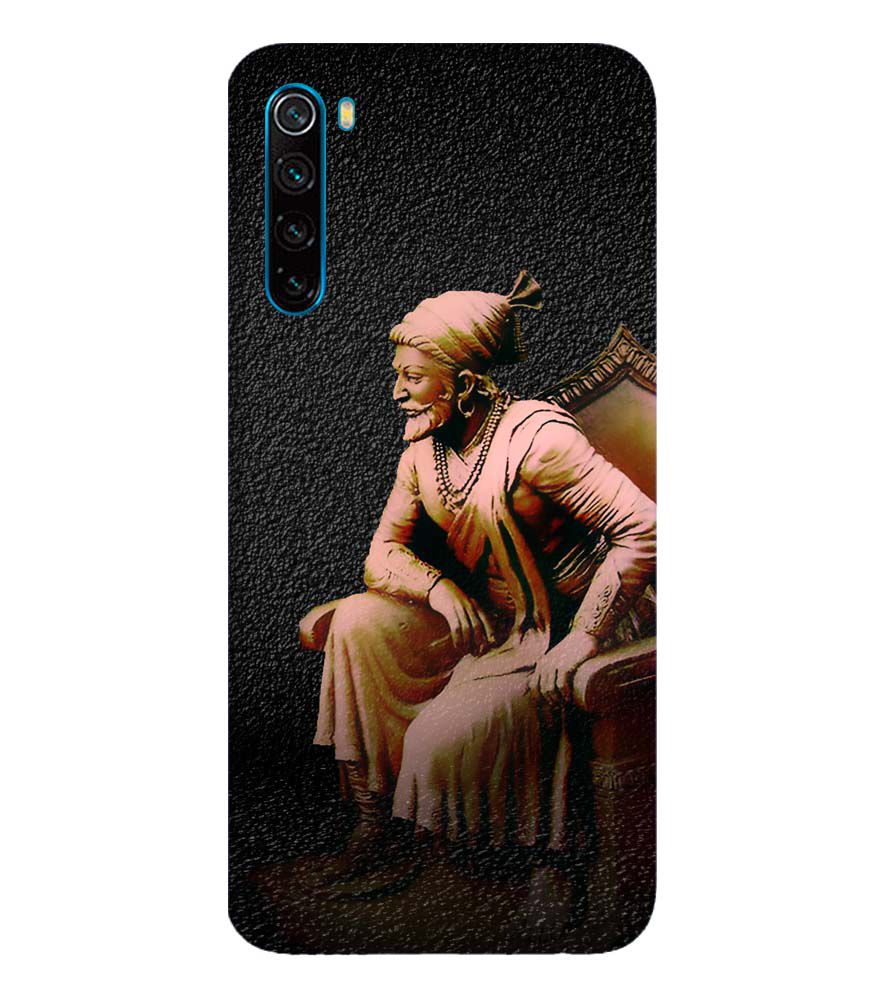 W0043-Shivaji Photo Back Cover for Xiaomi Redmi Note 8