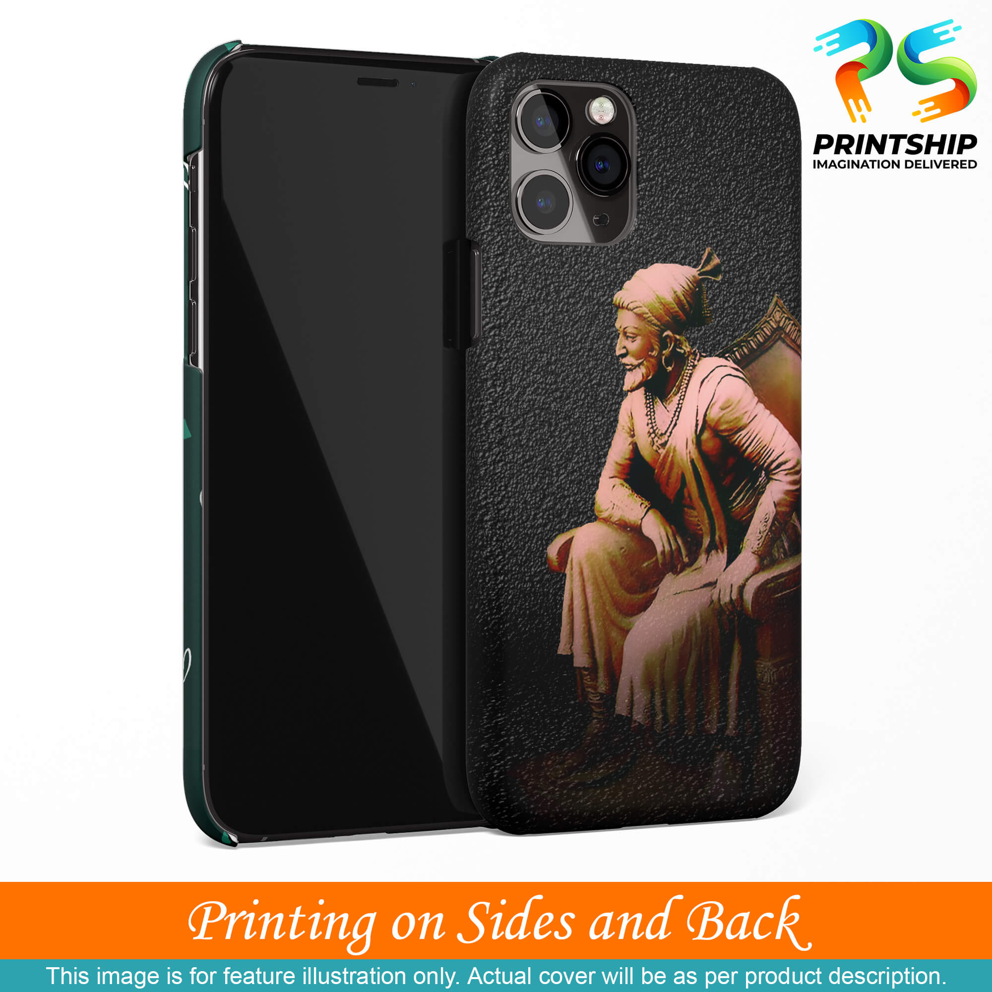 W0043-Shivaji Photo Back Cover for Realme Narzo 30 Pro-Image3