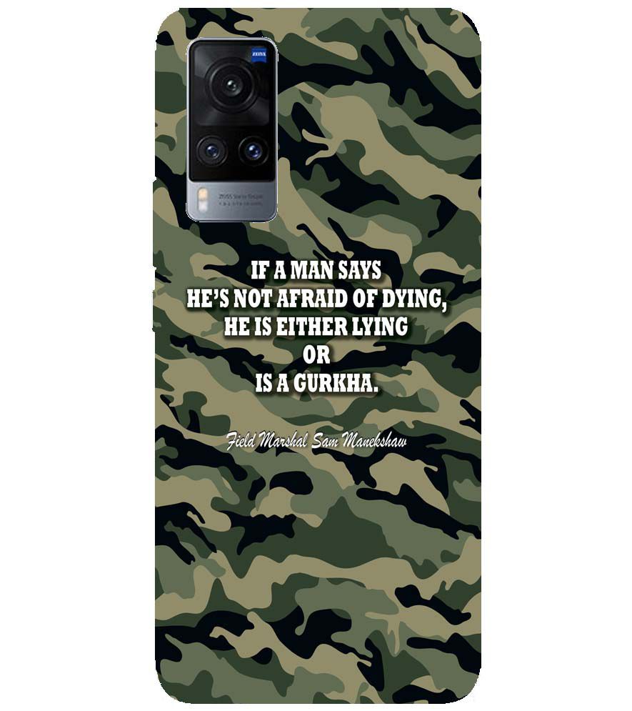 W0450-Indian Army Quote Back Cover for vivo X60