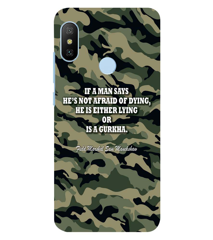 W0450-Indian Army Quote Back Cover for Xiaomi Redmi A2