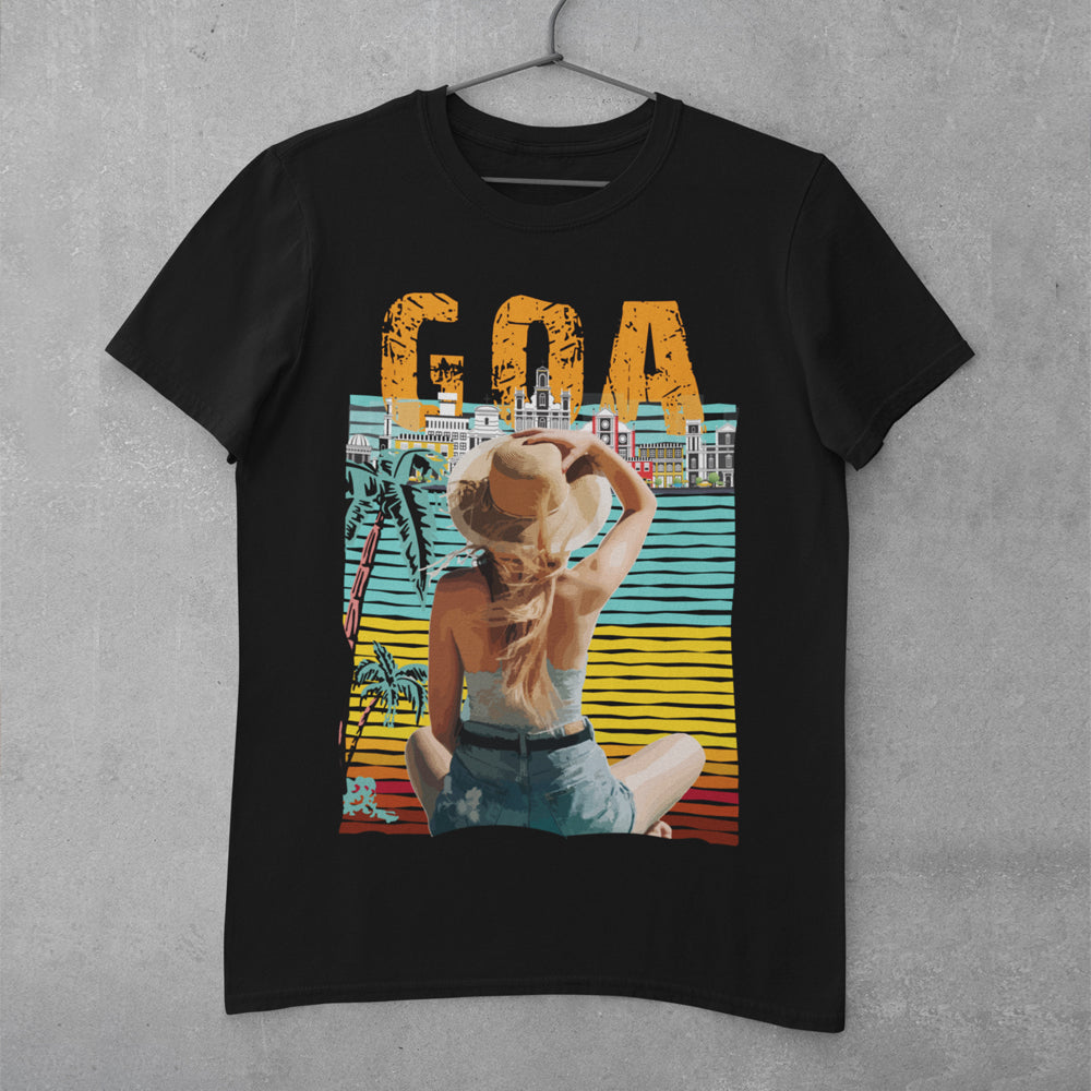 Goa print cheap t shirt