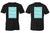 Black Customised Men's T-Shirt - Front and Back Print