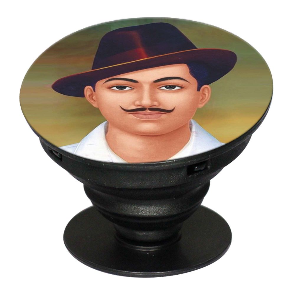 Bhagat Singh Mobile Grip Stand (Black)