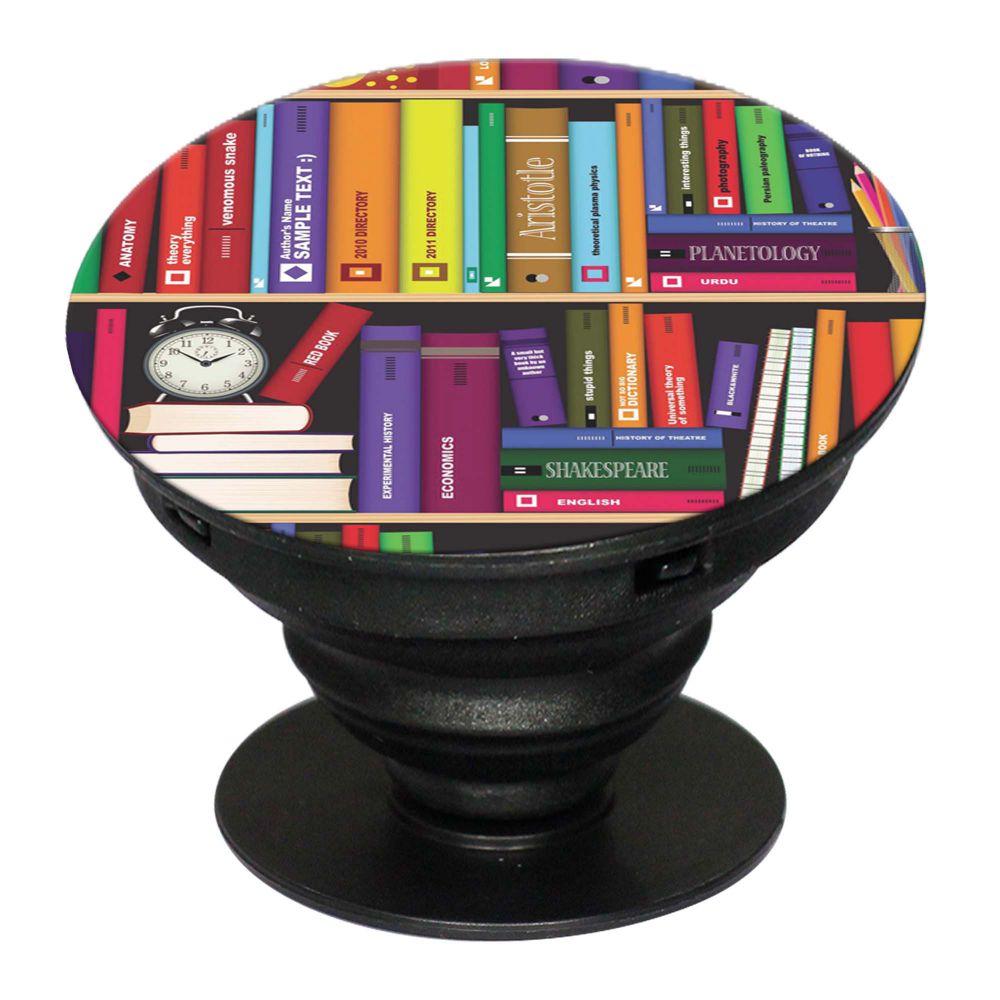 Books Mobile Grip Stand (Black)