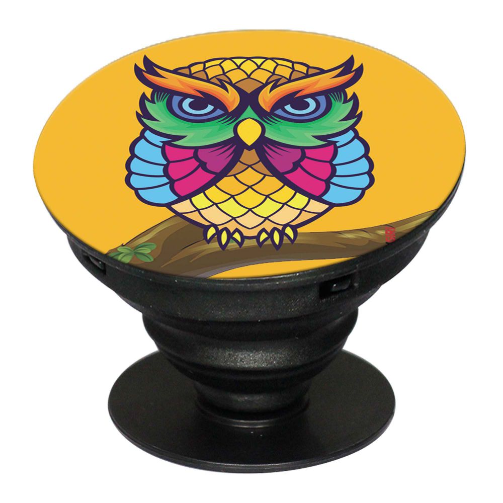 Cool Owl Mobile Grip Stand (Black)